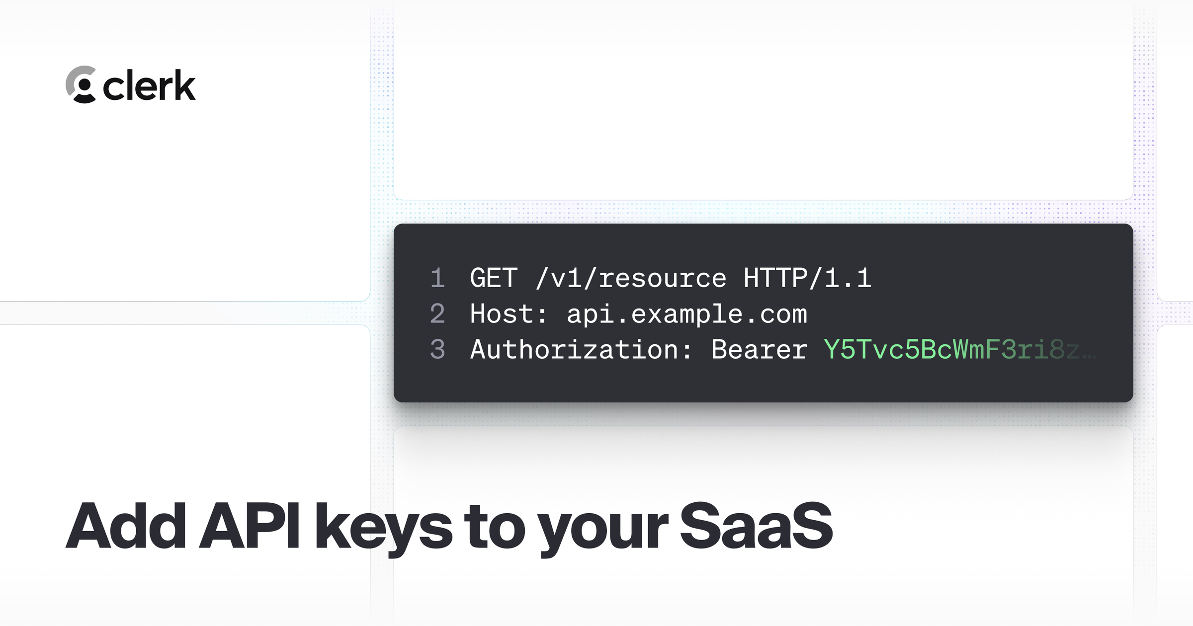 Add API keys to your SaaS guide illustration